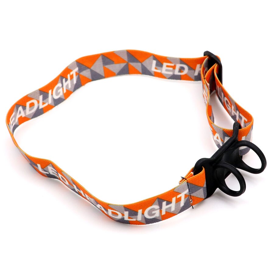 Adjustable Nylon Frontal Head Strap Flashlight Head Band Strap for LED Flashlight to Headlamp Elastic Strap