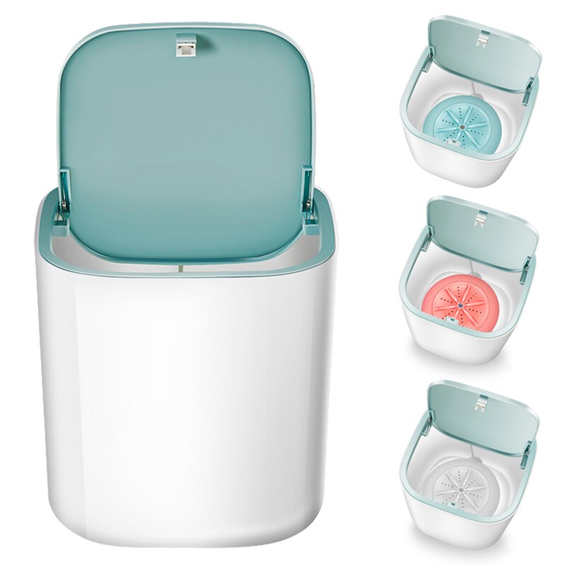 Mini Schreibtisch Waschmaschine Tragbare Ruhig für Unterwäsche Socken Panty Heimat Reise UMARMUNG-Angebote