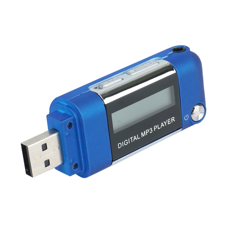 Mp3 Player 4GB U Disk Music Player Supports Replaceable AAA Battery, Recording