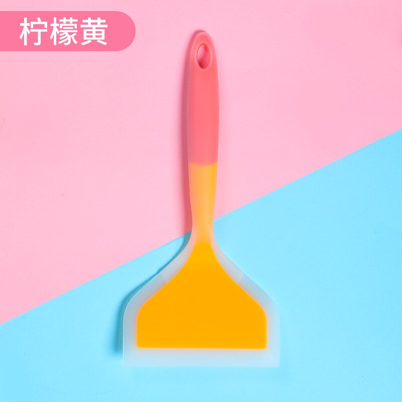 Kitchen Scraper Baking Yuzi Burnt Silicone Spatula Wide Mouth Pizza Spatula Steak Non-stick Silicone Spatula Kitchen Accessories
