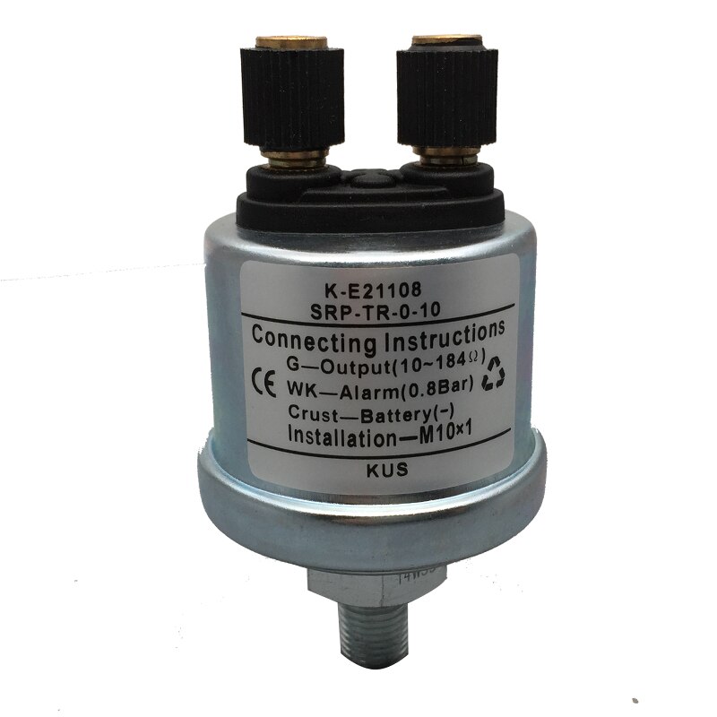 KUS Mechanische 0-5 Bar / 0-10 Bar Öldruck Sensor M10 * 1 für Manometer
