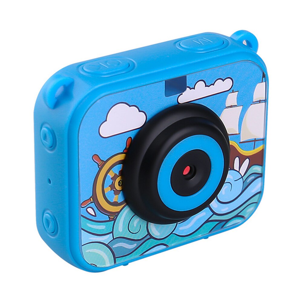 Abs videokamera mini video vedenpitävä putoamista estävä lasten 2 tuuman näyttö kamera tallennin lelut digitaalinen  hd 1080p usb ladattava