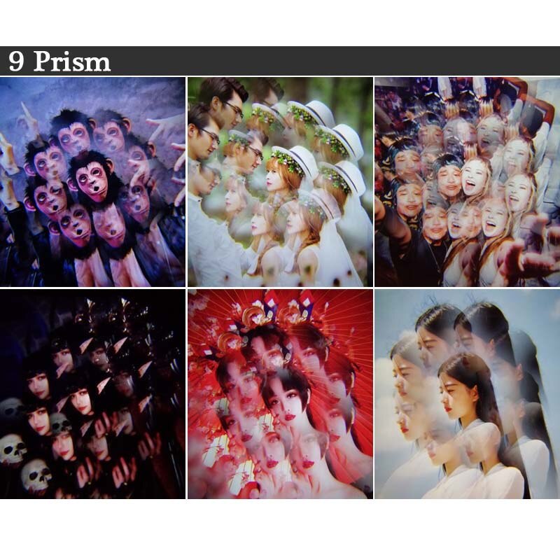 Knightx 9 Prisma 49Mm 52Mm 55Mm 58Mm 67Mm Camera Filter Split Dioptrie Roterende Verwisselbare Nummer van Camera Fotografie Uv Cpl