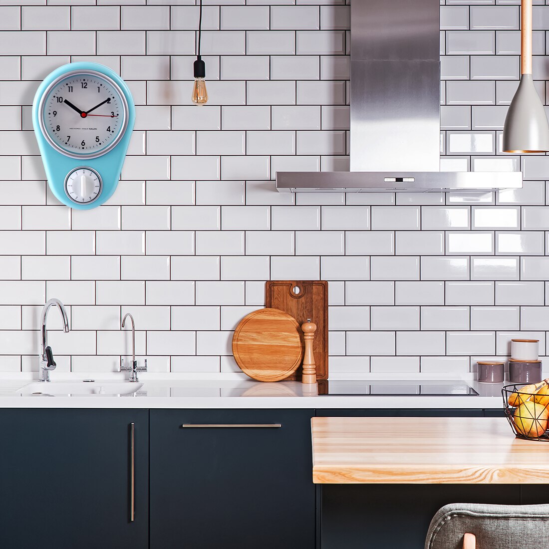 Kitchen Cooking Alarm Wall Clocks Countdown Timers Set Count Down Kitchen Wall Watches Timing Clocks Home Decoration