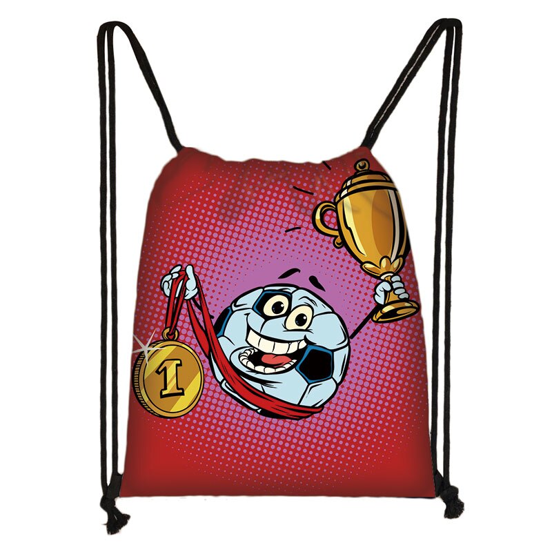Sac à dos avec cordon imprimé pour hommes, sac de rangement à la , sac à dos décontracté pour adolescents, sac de voyage, sac à livres,: skdfoot17