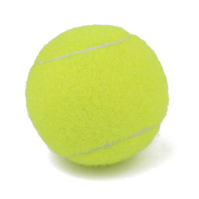 2pcs Reinforced Rubber Tennis Ball Shock Absorber High Elasticity Durable Training Ball for Club School Training