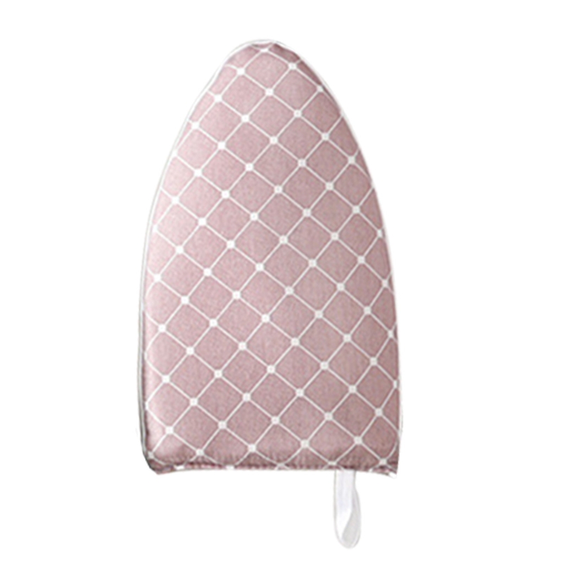 G5AB Garment Steamer Ironing Glove Anti Steam Insulation Mitt Heat Resistant Mini Sleeve Ironing Board for Clothes Steamers: Pointed-pink plaid