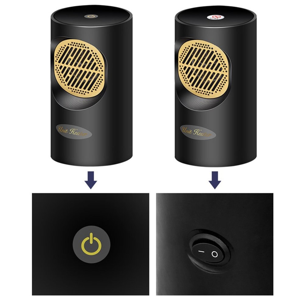 300w Mini Fan Heater Portable Electric Heater Desktop Heating Warm Air Fan Home Heaters Handy Air Heater Warmer Fan: Touch screen B EU