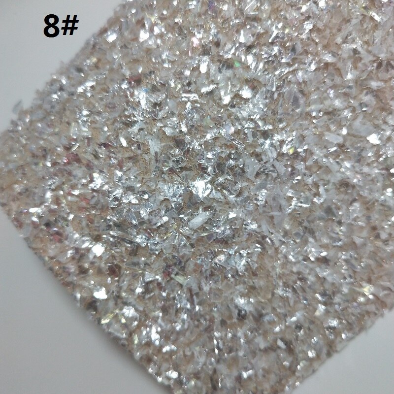 1Pc 21X29CM Glitter Fabirc, Crystal Glitter Leer, Glitter Lederen Lakens Voor Maken Bows Leosyntheticodiy T340A: 8