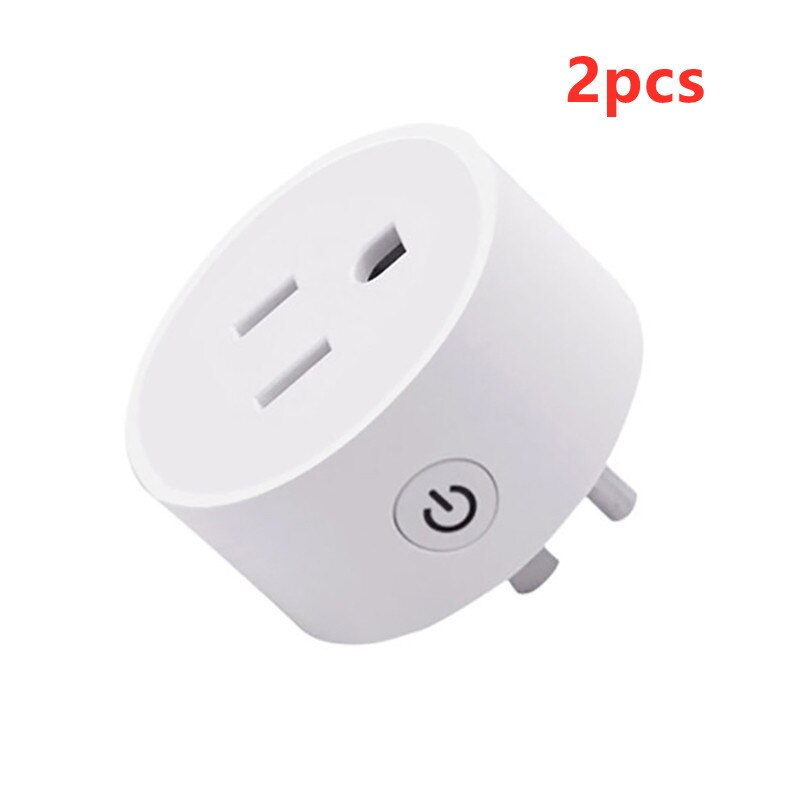 5 Pcs Mini Smart Plug US Plug WIFI Smart Socket Smart Timer Voice Control Work With Siri Alexa Google Assisitant: 2pcs