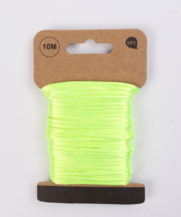 10 Meters Braided Macrame Silk Macrame Cords Rope Thread Wire 2.5 mm DIY Satin Bracelets Making Findings Beading LT20: XT52