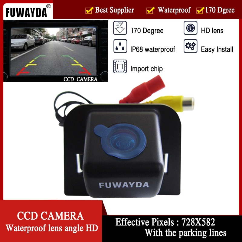 170'' Wide view Angle Car Rear view camera Parking Camera Color Night Version Reverse Backup HD CCD Camera for TOYOTA Prius