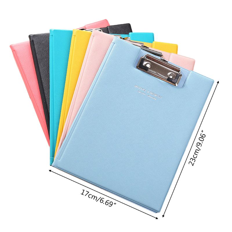 A5 Waterproof Clipboard Writing Pad File Folder Document Holder School Supply M0XB