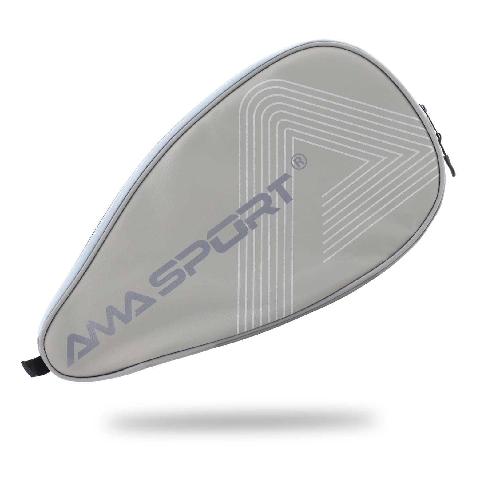 AMA SPORT Pickleball Racket Cover Provides Reliable Protection for Pickleball Paddle ,Portable Carry Bag As A Training Equipment: Gray White