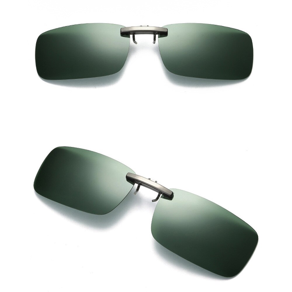 Gafas de sol de para hombre y mujer, lentes de visión nocturna desmontables, gafas de sol polarizadas de Metal para conducir
