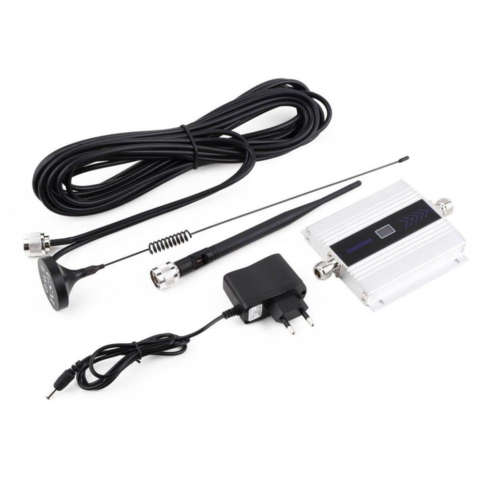 Amplificador de Sinal GSM 900MHz para Celular Unicom, Repetidor de Sinal de Telefone Móvel, Antena Amplificadora para Dropshipping: plugue da UE