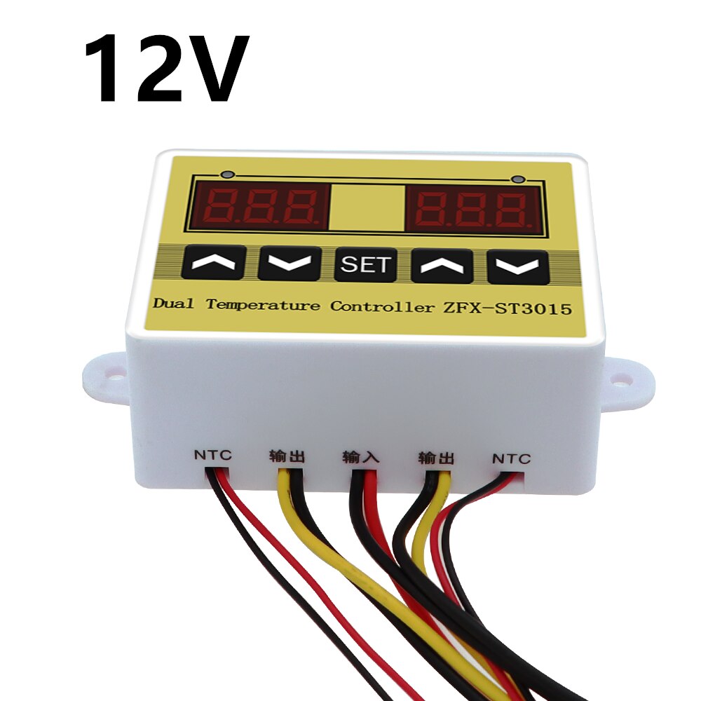 ZFX-ST3015 Microcomputer Temperature Controller Digital LED Thermostat Intelligent Time Controller 12V 24V 220V 40%off: 12V