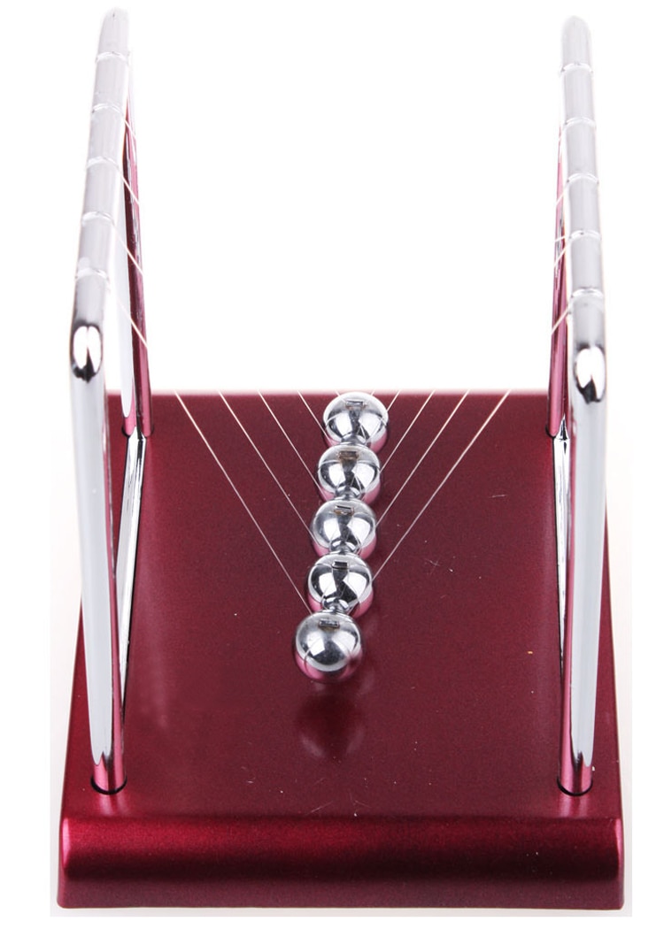 Juguetes creativos bolas de equilibrio columpio decoraciones de escritorio aprendizaje físico y educación Bola de juguete bump Newton Conservación de la energía