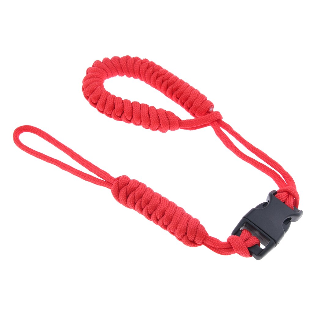 Braided Paracord Adjustable Camera Wrist Strap Bracelet Travel Hiking Beach