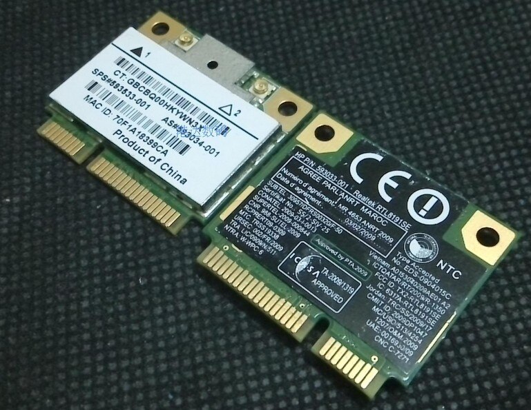 SSEA WiFi + Bluetooth wireless lan card for HP compaq 320 321 325 320 420 421 425 510 321