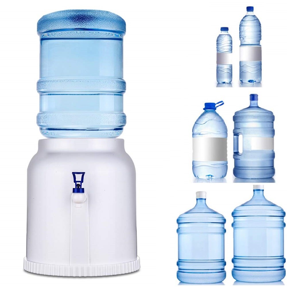 Mini Water Dispenser Desktop Drinken Fonteinen Base Emmers Watering Fles Holderwater Pompen Apparaat Kraan Voor Home Office
