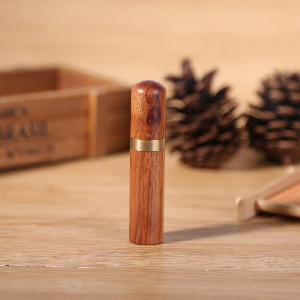 Hand Naaien Naalden Opslag Buis Diy Houten Doos Lederen Breien Borduren Gereedschap Naaien Naald Houder Storage Case