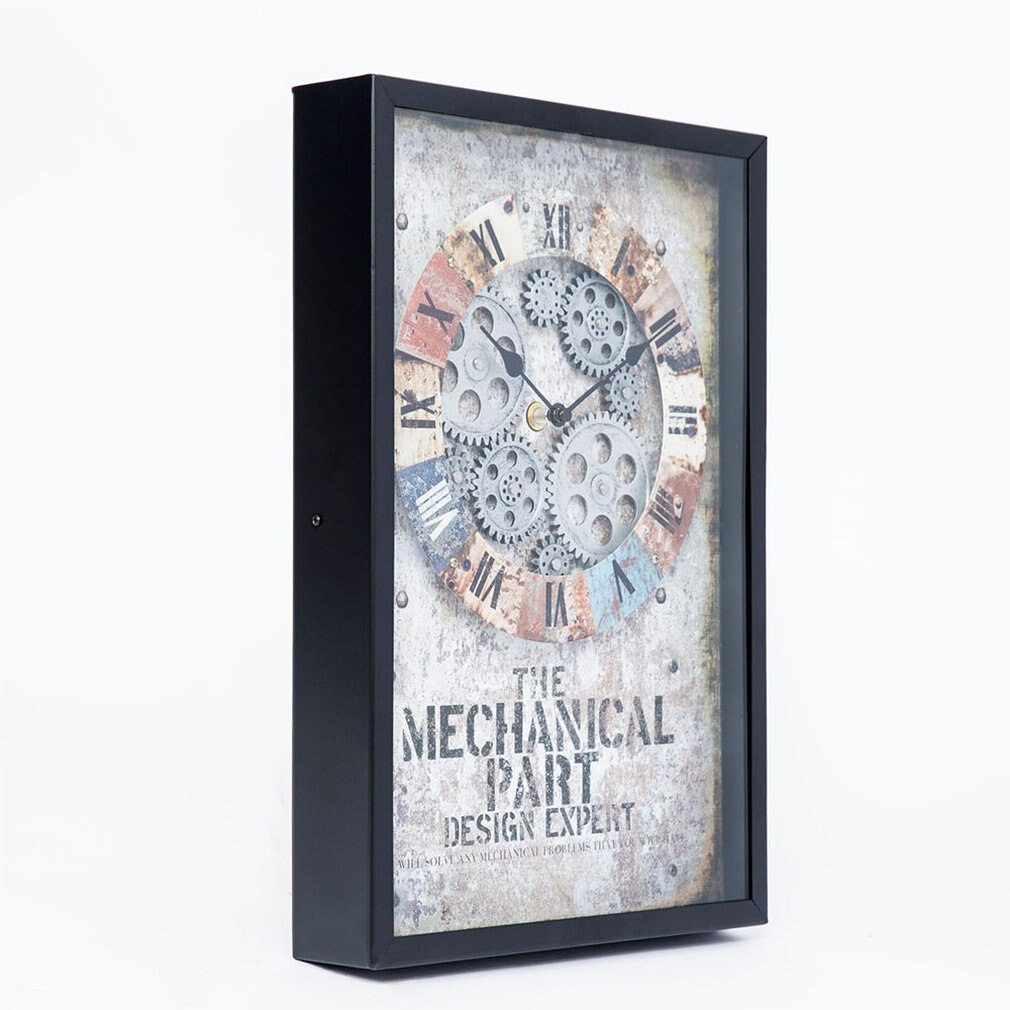 Wall Clocks Simple Mute Quartz Clock Industrial Art Gear Clock Living Room Wall Clocks