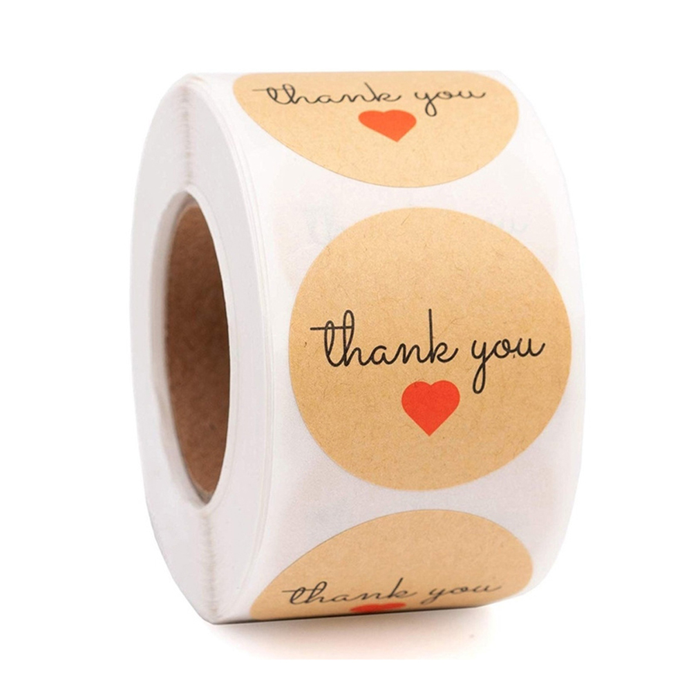 500 stks Meerdere Stijlen Kraft Gracias Spaans Dank U Etiketten Stickers Handgemaakte Scrapbooking Briefpapier Sticker: Licht Geel