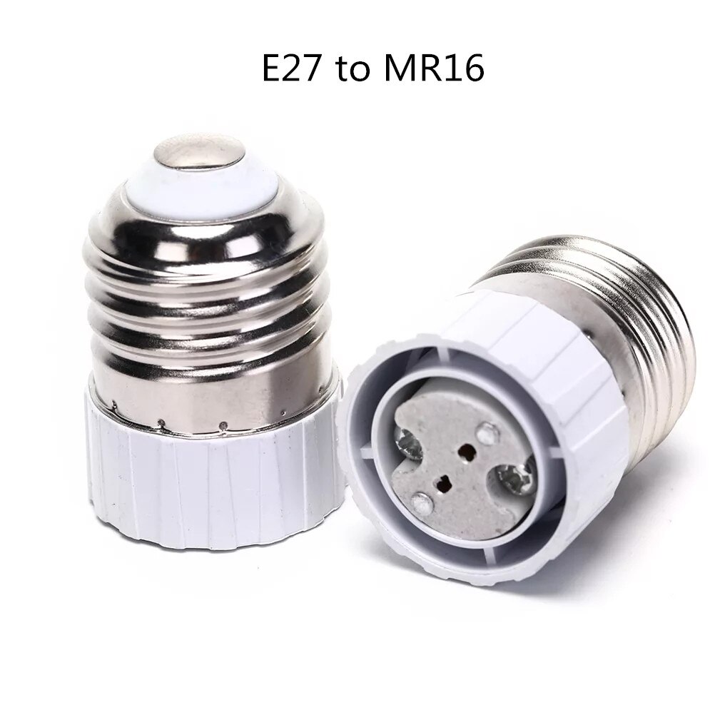 LED Adapter E27 To E14 B22 MR16 GU10 G24 G9 Bulb Holder Converter Socket Bulb Lamp Holder Plug Extender For Lighting: E27 to MR16