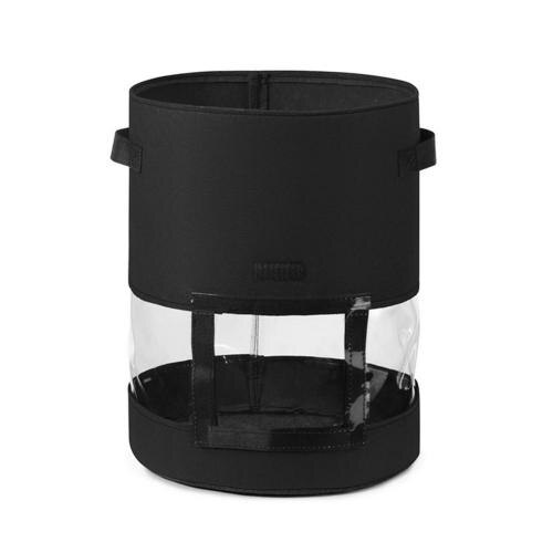 50% 7/10 Gallon Plant Growing Bag Aeration Waterproof Potato Planting Bucket Pouch: black / 10 Gallon