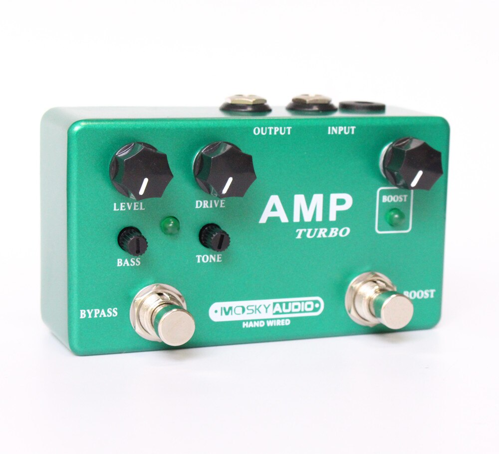 Hand-Made DELUXE PREAMP guitar effect pedal Boost And Overdrive 2 effects in 1 with true bypass