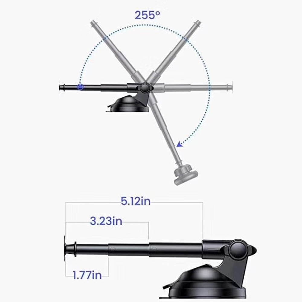 4-10.5 tums tablet telefon ställ för ipad air mini 1 2 3 4 stark sugplatta bilhållare ställ för iphone samsung huawei pad pc