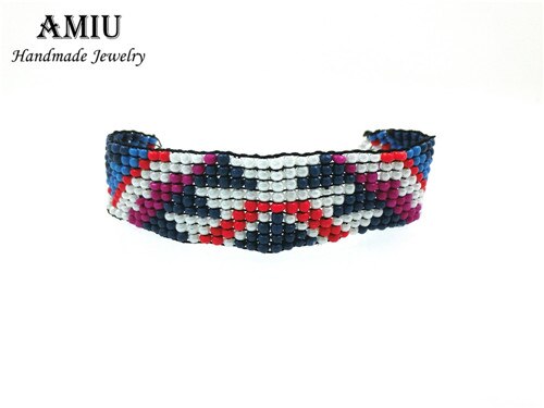 UGA-AMIU Artesanal Pulseiras Da Amizade Hippy Semente Beads Cruz Pulseira de Corda Artesanal Brasileiro Para Mulheres Homens Dropshipping: A5