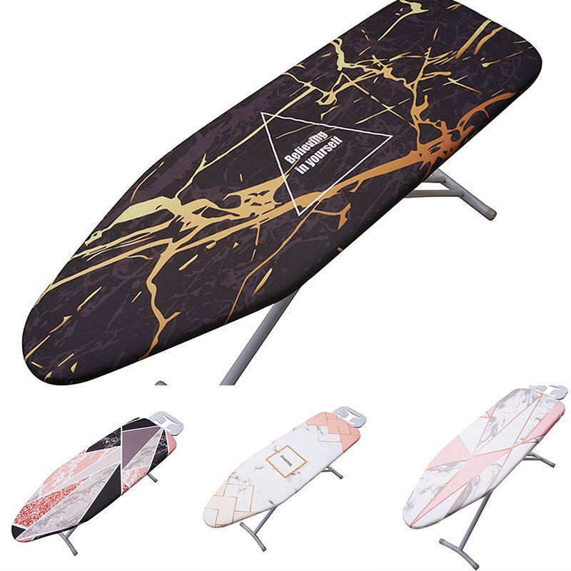 Colorful Marble Cloth Ironing Board Cover Heat Resistant Padded Case Washable Cotton Printed Ironing Cleaner Household Supplies