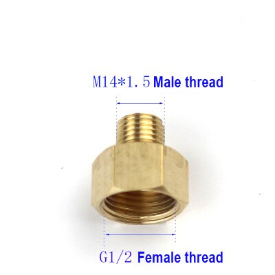 NuoNuoWell-boquilla de pulverizador de latón M14 * 1,5, protección de plantas, suministros de máquinas de lucha, accesorios de herramientas de riego agrícola: Adapter B