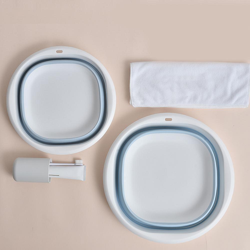 Cubierta de lavabo portátil para el hogar, accesorio plegable de viaje, O9O7