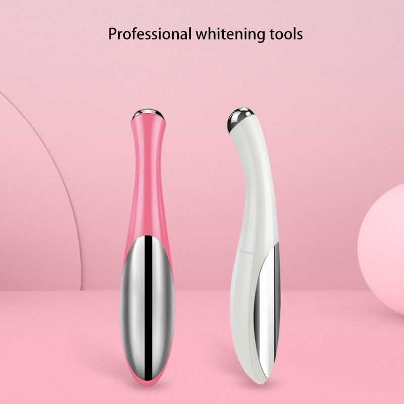 Caneta portátil de massagem para os olhos, vibração elétrica, remoção de inchaço do círculo escuro, rejuvenescimento da pele, 1 peça