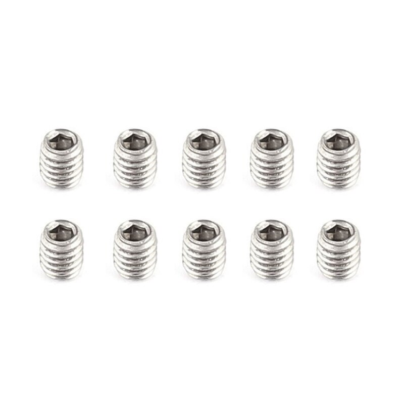 50 stuks  m2.5 x m roestvrijstalen inbussleutelset met stelschroeven zonder kop en punt