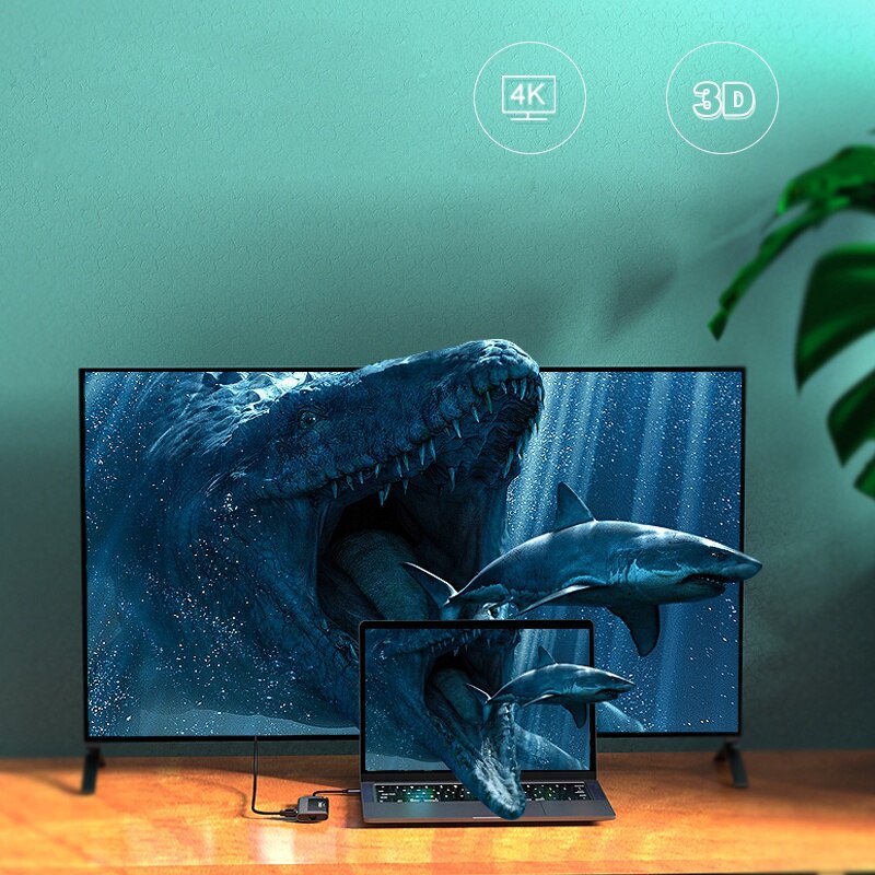 Type-C Docking Station Six-In-One Usb3.0 Converter Notebook Expansion Dock Hub to Hdmi