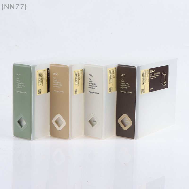 【No】1 Pcs Hard CD/DVD Album Case - 24-Disc Capacity Portable Storage Organizer For Media Collections