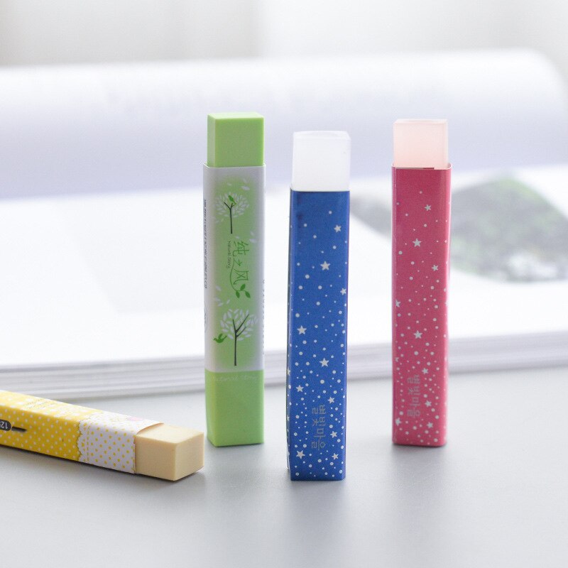 Canetas para escritório e escola criativa, material de papelaria kawaii, desenho, lápis, borrachas, prêmio para crianças, para desenho, presente de estudante, 1 peça