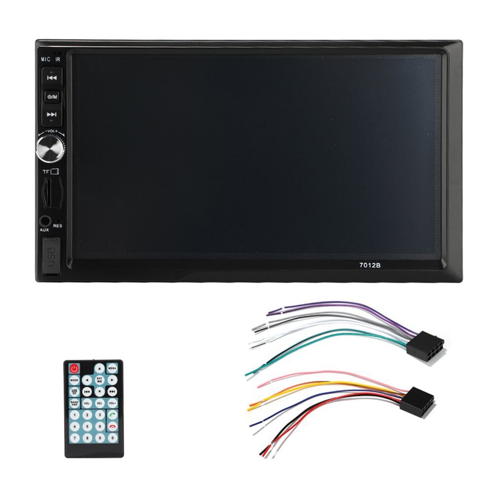 7012B-REPRODUCTOR Multimedia para coche, pantalla táctil de 7 pulgadas, doble 2Din, MP5, BT, Radio Estéreo, USB, FM