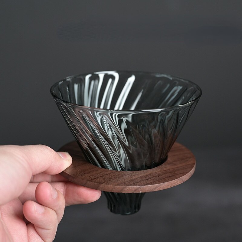 Juego de tazas de café obsidiana de diamante para compartir café, taza de filtro, nube, cafetera hecha a mano, 400ML/600ML