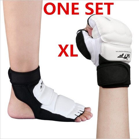 Protector de pie para Karate, calcetines y guantes de mano, , 1 Juego: XL