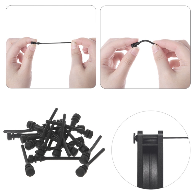 Boîtier d'ordinateur pour ventilateur, 20 pièces, Anti-bruit, vibrations, vis en Silicone, Absorption des chocs