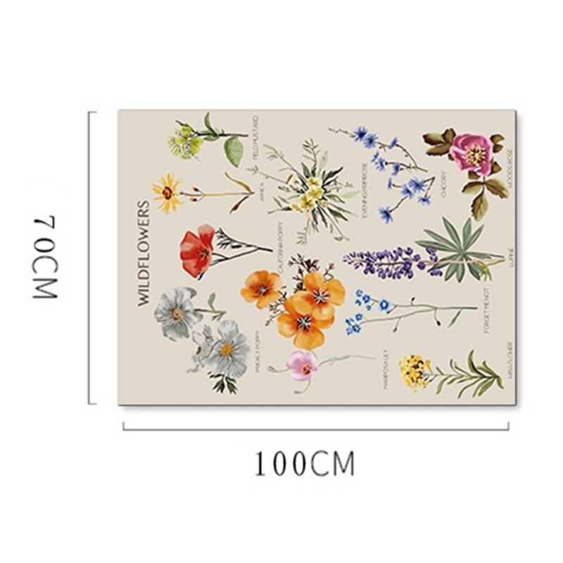 Muur Opknoping Bloemen Gedrukt Tapestry Thuis Vierkante Strand Handdoeken Europese En Amerikaanse Strand Matten Kleurrijke Ins Woondecoratie