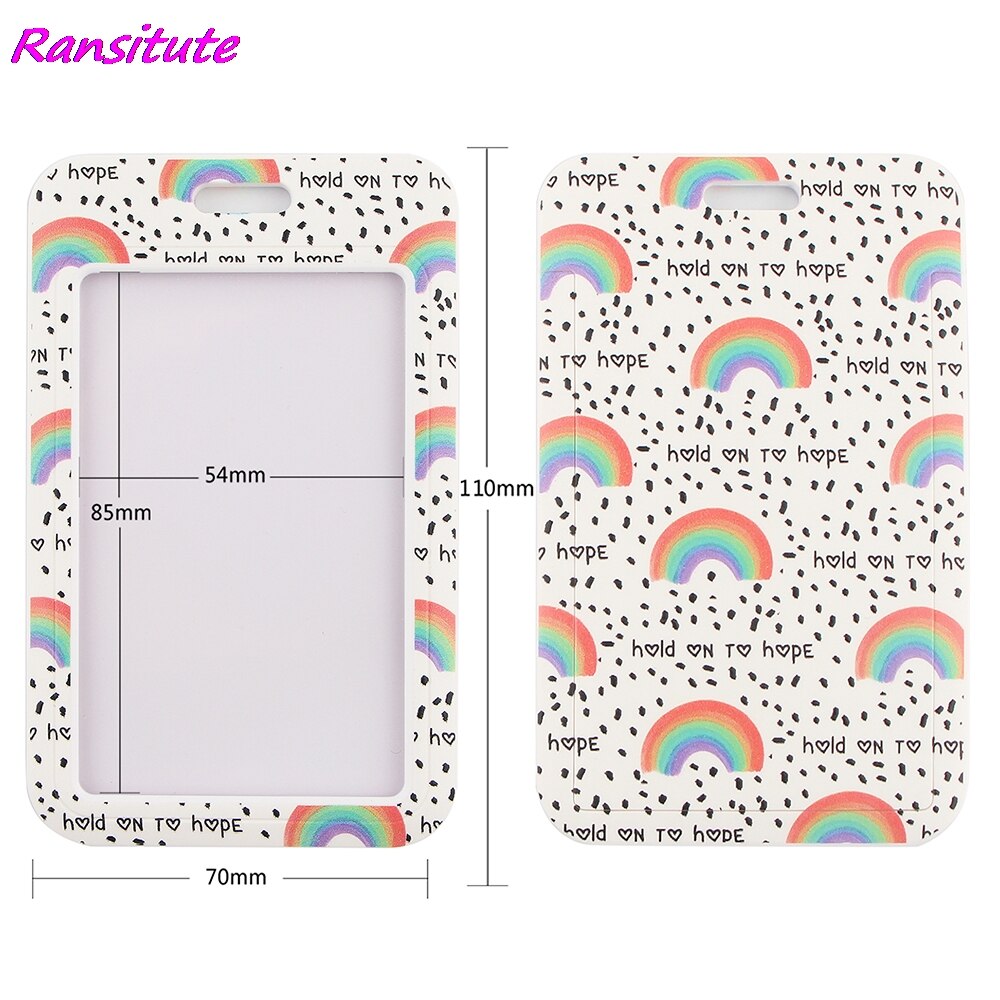 Ransitute R1200 Farbe Regenbogen Malerei Kunst Schlüssel Kette Lanyard Neck Strap Für Telefon Tasten ID Karte Kreative Lanyards: 2