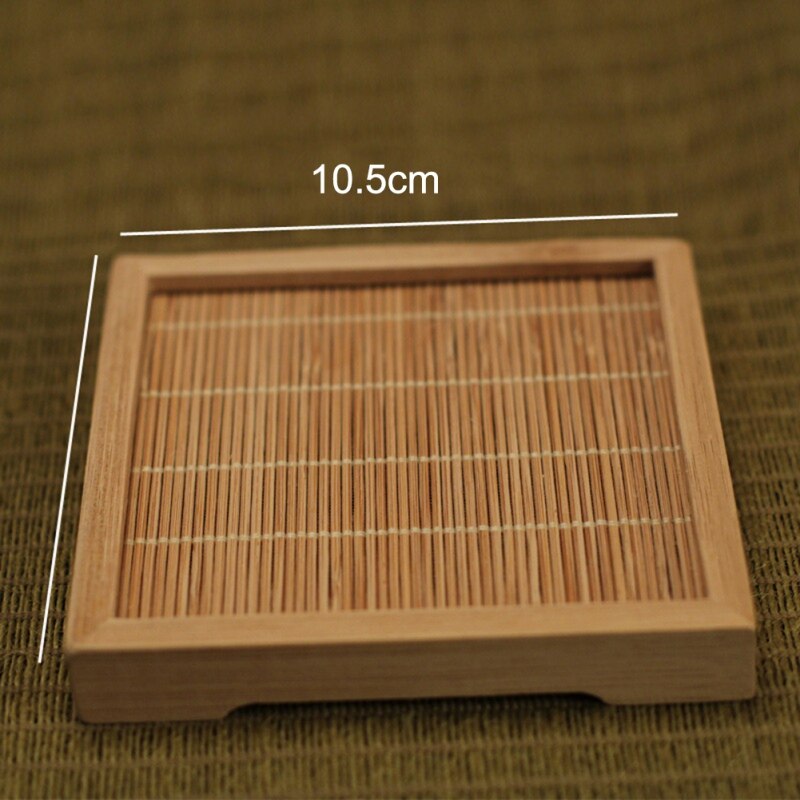 Japanischen stil Hand Quadrat Tee Pad Teekanne Bahn Tisch Isolierung dauerhaft Pad Halfter Tee Tasse Pad Tischsets Dekor: D