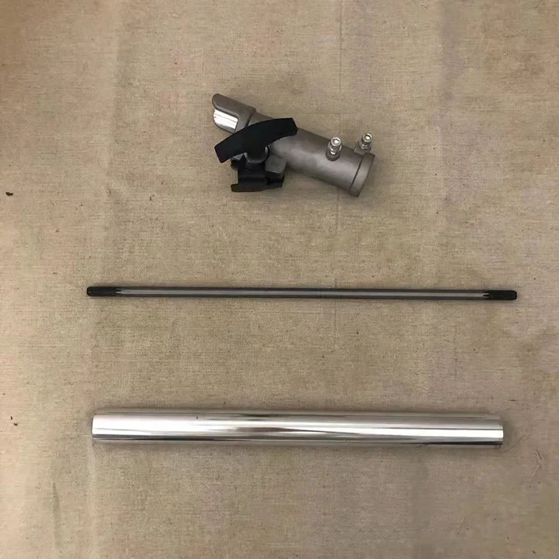 Varilla de extensión de sierra de cadena de ramas altas, tubo de aluminio de 26/28mm, eje de 7/9 dientes, conector rápido, piezas de repuesto para desbrozadora, 75cm