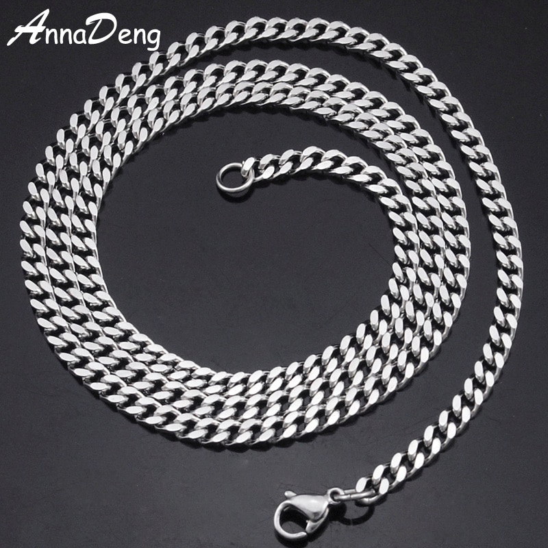 CHIMDOU Stainless Steel Chain Necklace For Men Women Snake Chain DIY long chain Jewelry Accessories